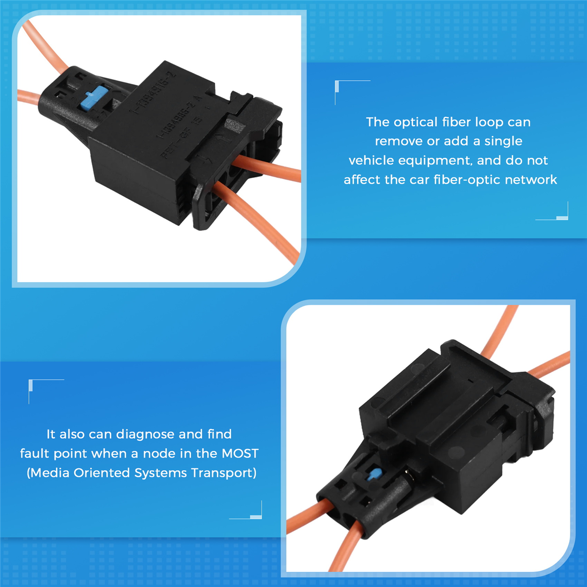 Meeste Fiber Optic Loop Bypass Mannelijke & Vrouwelijke Kit Adapter Voor Bmw Mercedes-Benz