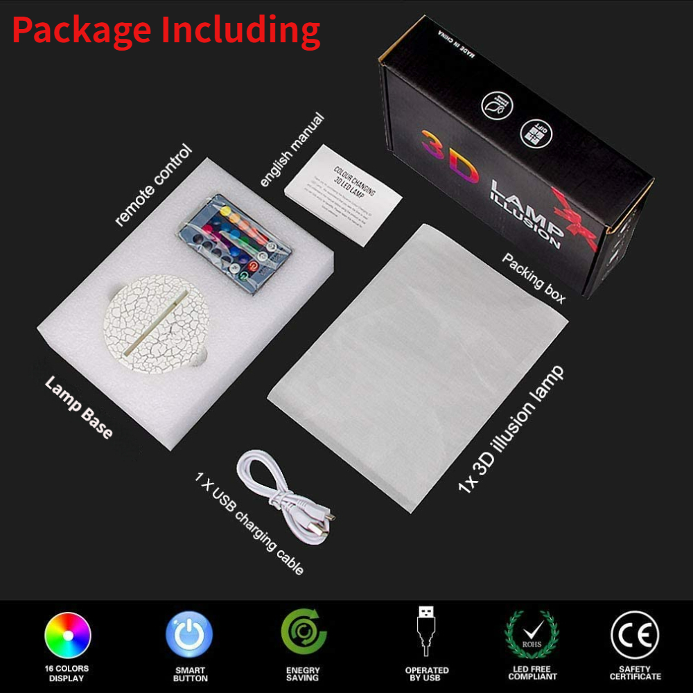 Máy Bay 3d Đèn Ngủ Usb Cắm Cảm Ứng Đèn Bàn Trang Trí Phòng Ngủ Nightlight Con Sinh Nhật Giáng Sinh Quà Tặng trẻ Em Bé Trai