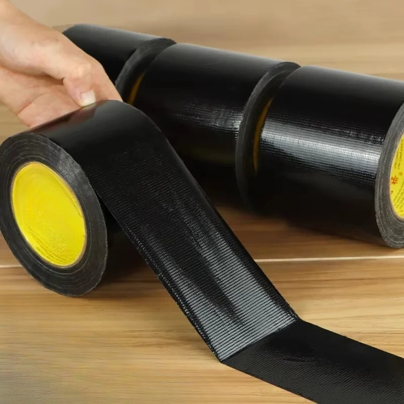 Cinta adhesiva de tela súper adhesiva (1 rollo) - Impermeable, sin hojas de pegamento para reparación de asientos, lona y tiendas de campaña de bicicleta eléctrica