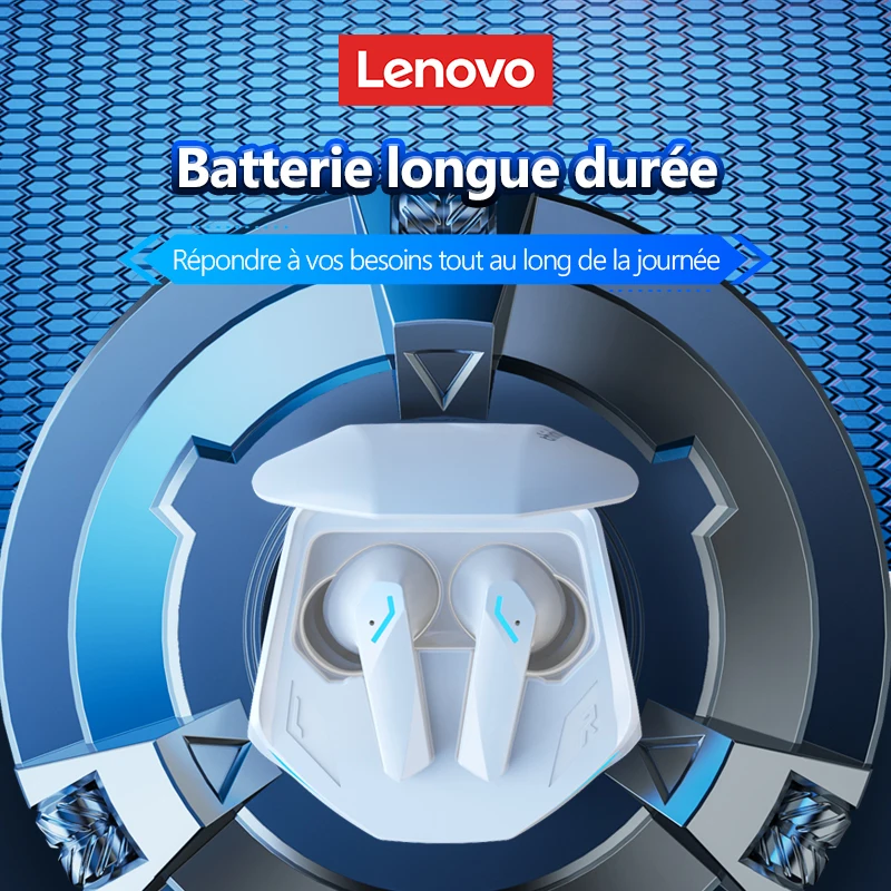 Escolha lenovo gm2 pro fone de ouvido bluetooth 5.3 fones com microfone 9d estéreo pro 6 modos duplos jogo música sem fio fone