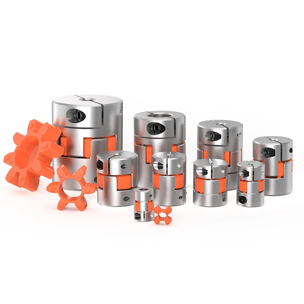 GTRIC Jaw Shaft Coupler D25L35 Spider Flexible Motor Aluminium Flexible Coupling Encoder Connector5/6/6.35/7/8/9/10/11/12/14 mm