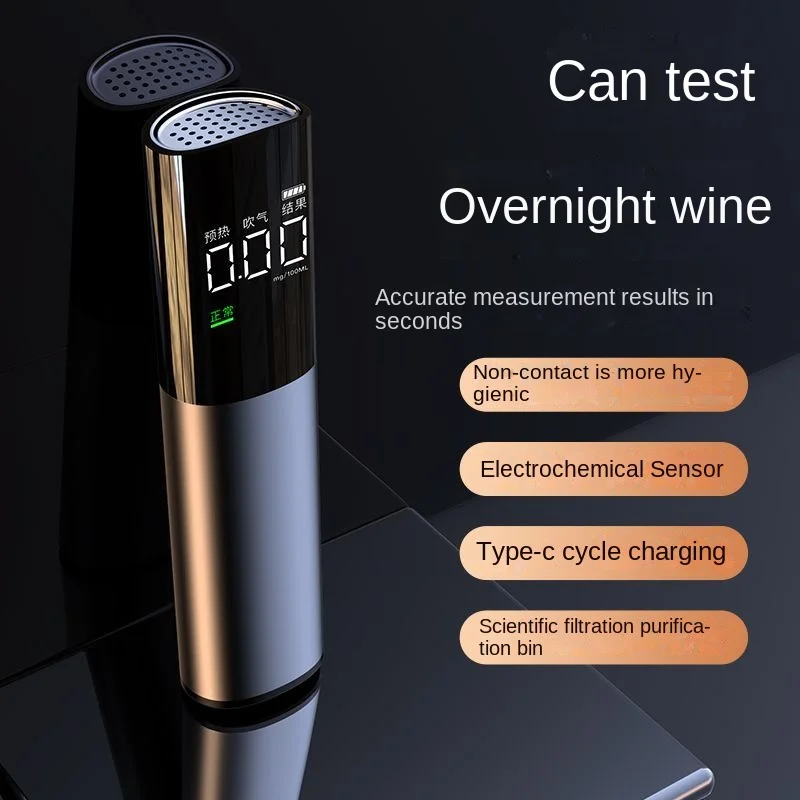 Xiaomi ANMU-probador de Alcohol automático, alcoholímetro electrónico, pantalla LED, herramientas de prueba de Alcohol sin contacto recargables portátiles