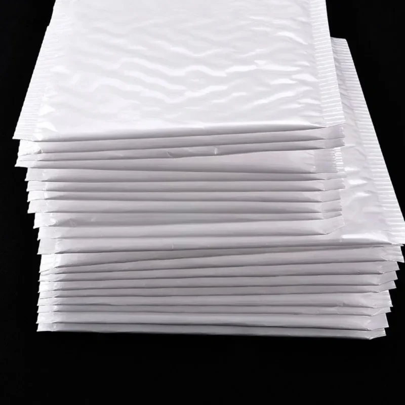 50/30/10pcs Self-Seal Bubble Mailers ขายส่งสีขาวเบาะซองจดหมายสําหรับบรรจุภัณฑ์ Mailing ของขวัญกาวบรรจุภัณฑ์กระเป๋า Organizer