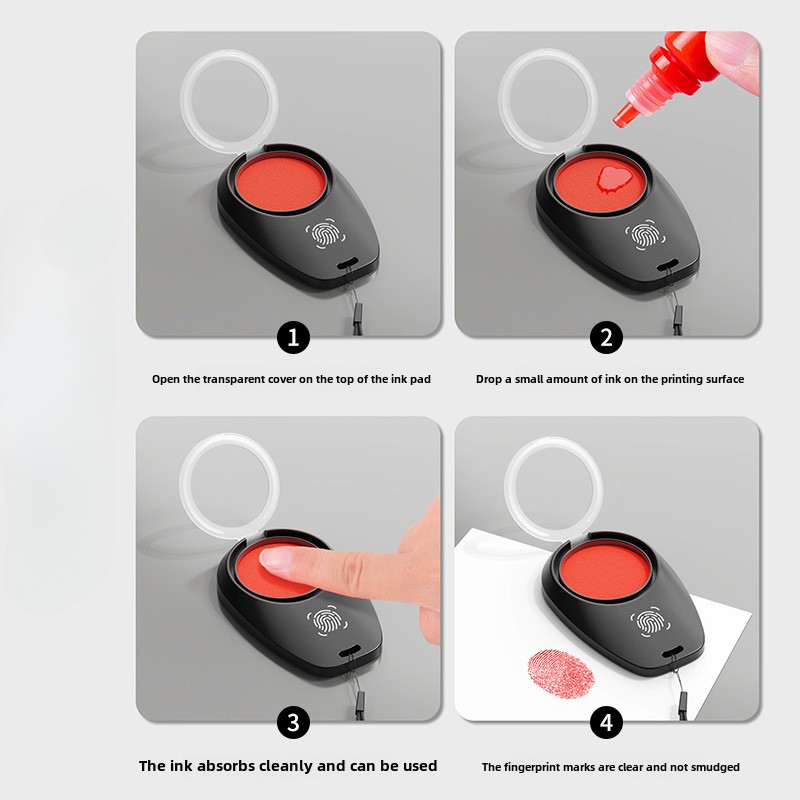 オフィス文房具、印刷機、特殊、ポータブル、速乾性、消耗品、1個用フィンガースタンプ