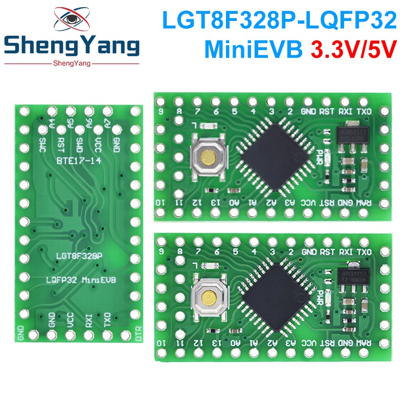 TZT 1/5 шт. LGT8F328P LQFP32 MiniEVB 3,3 В/5 В заменяет Pro Mini ATMEGA328P, полностью совместим с драйвером Arduino ИСПОЛЬЗОВАНИЕ HT42B534-1