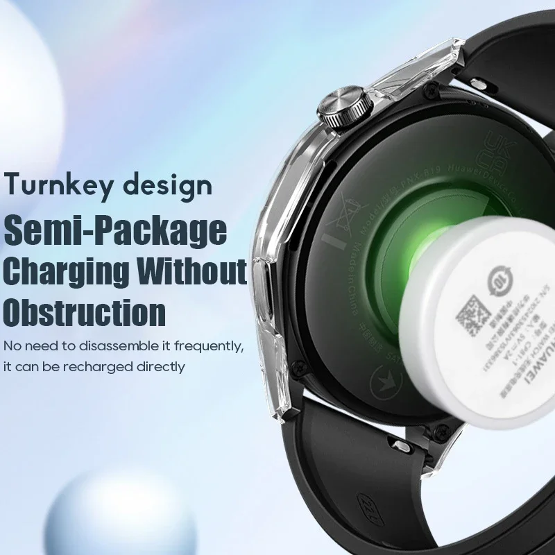 PC Case For HUAWEI Watch GT4 5 Full Coverage 46MM Protective Cover Bumper Shell Screen Protector For Huawei Watch GT5 Pro