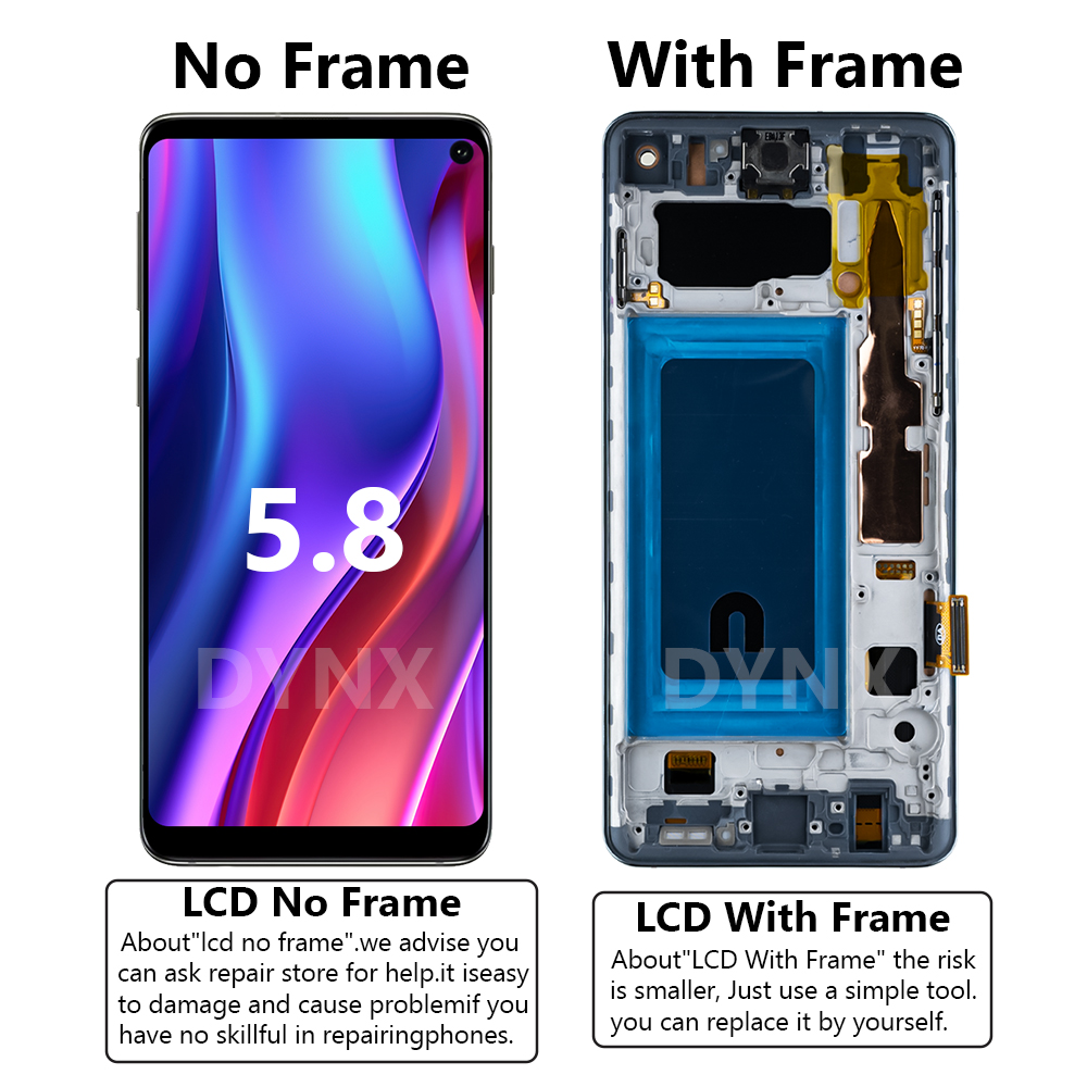 6.1'' For Samsung Galaxy S10 SM-G973F/DS G973U G973 LCD S10 Display LCD Touch Screen Digitizer Assembly