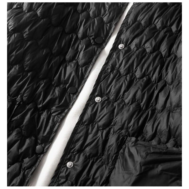 Herbst Winter Frauen Kleidung leichte Stepp jacken warme Parkas einreihige Langarm wind dichte kurze Oberbekleidung lose