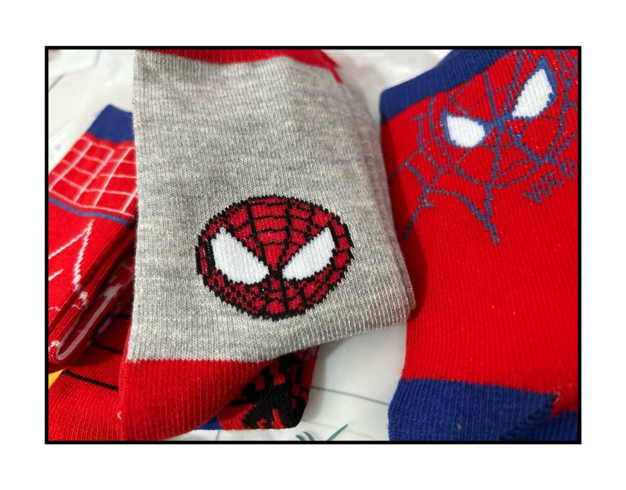 5 paia/borsa Nuovi bambini Cute SpiderMan Cartoon Calzini morbidi Moda per bambini Calzini a tubo medio Ragazzi Ragazze calzini di cotone 1-12 anni