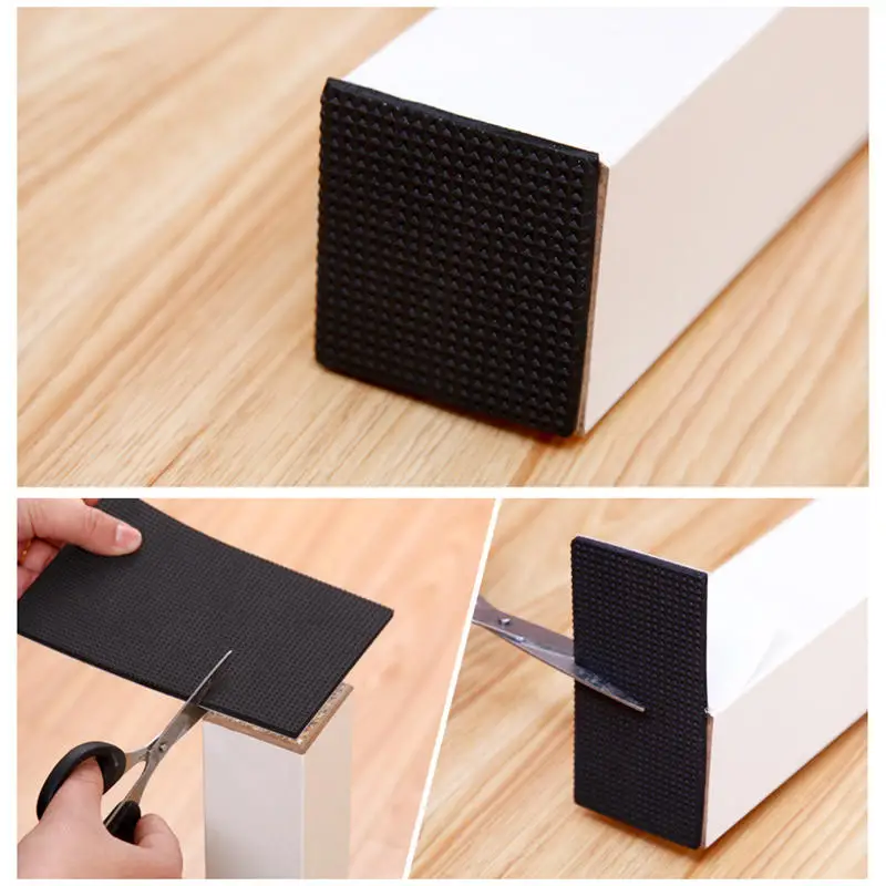 12/30/48pcs เฟอร์นิเจอร์แผ่น,กาวยาง DIY เฟอร์นิเจอร์ฟุต Pad, ขาโต๊ะสตูล, เก้าอี้ Mats, โต๊ะและเก้าอี้เท้า Protec