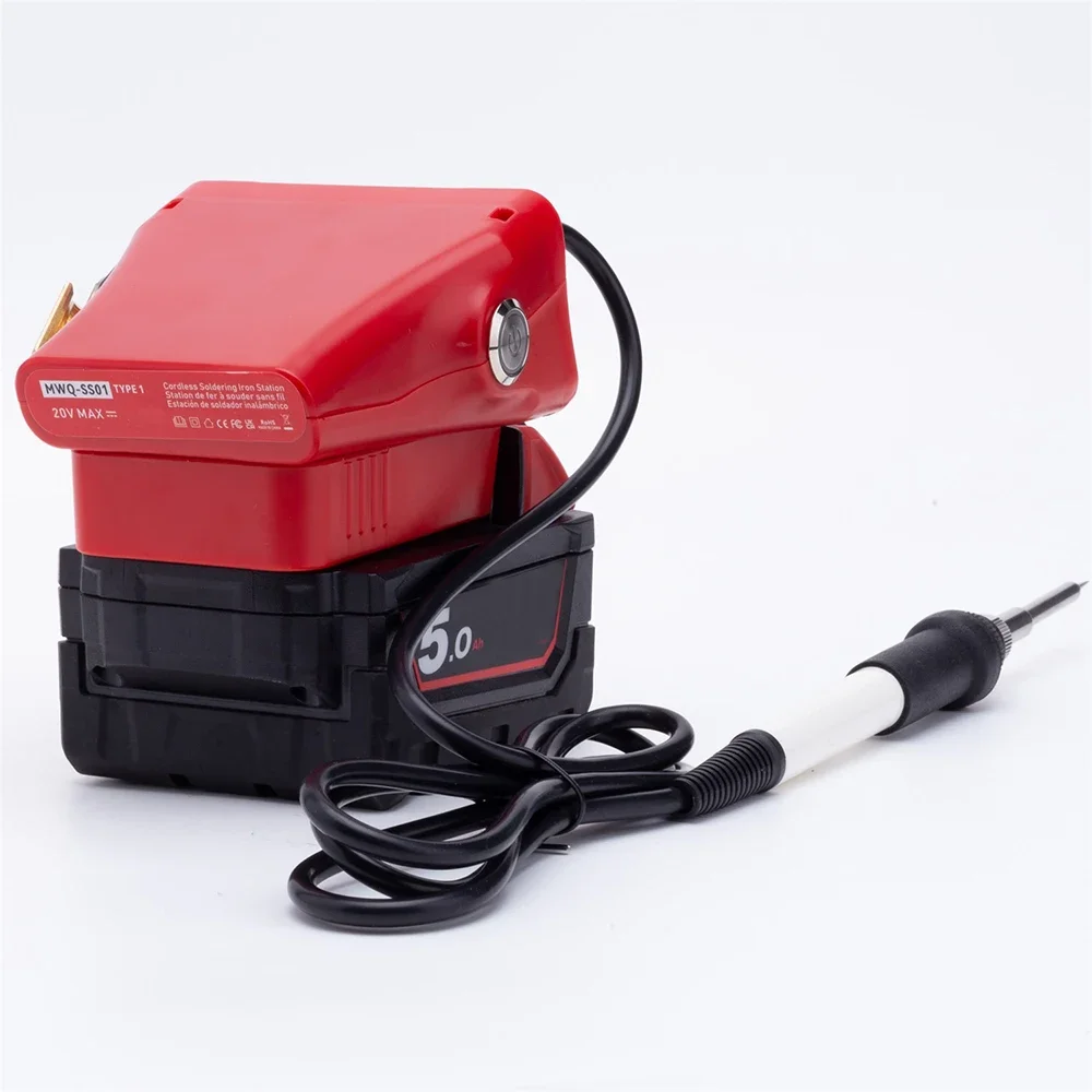 OLED T12 Cordless Soldering Iron Station Electric Solder For Milwaukee 18V Lithium Battery Welding Iron DIY (NO Battery )