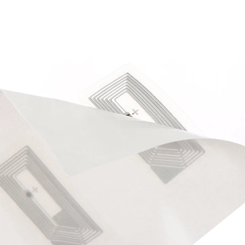10 Stück NFC-Chip Ntag213 Aufkleber Wet Inlay 11 x 21 mm 13,56 MHz RFID-Etikett Tag 213 Anti-Fälschung elektronisch