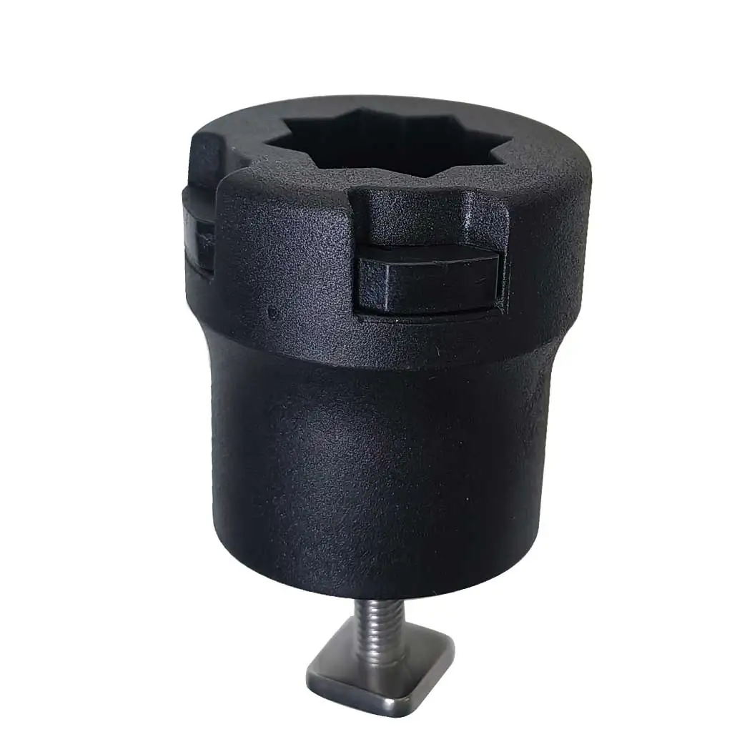 1 Stück Kajak Schiebe Getriebe Kopf Track Adapter Kanu Beiboot Marine Boot Tracking Schiene Angeln Stern Mount Basis für GPS Fisch Finder