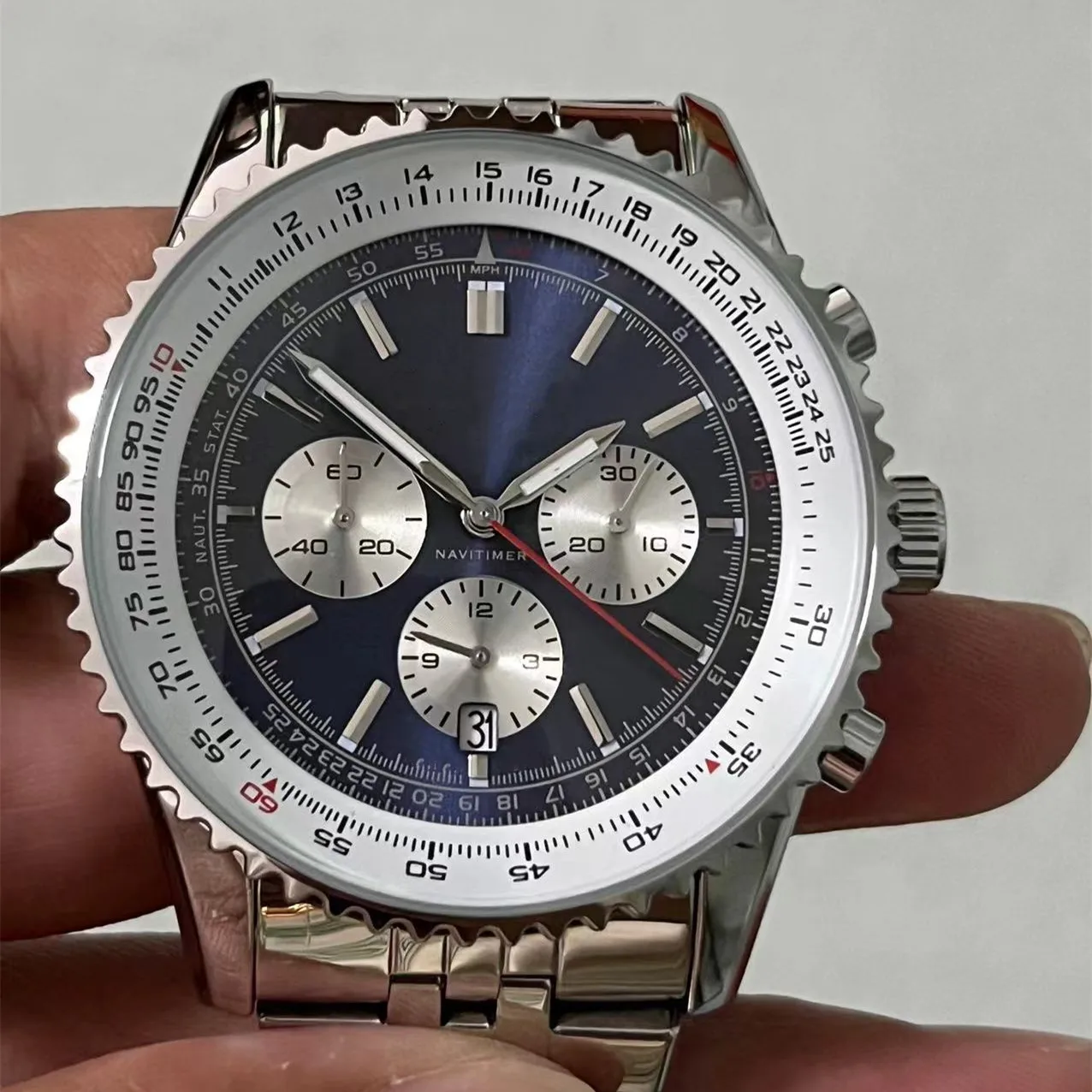 Moda negócios multi funcional esportes cronógrafo marca original calendário de luxo relógio masculino clássico relógio quartzo aaa