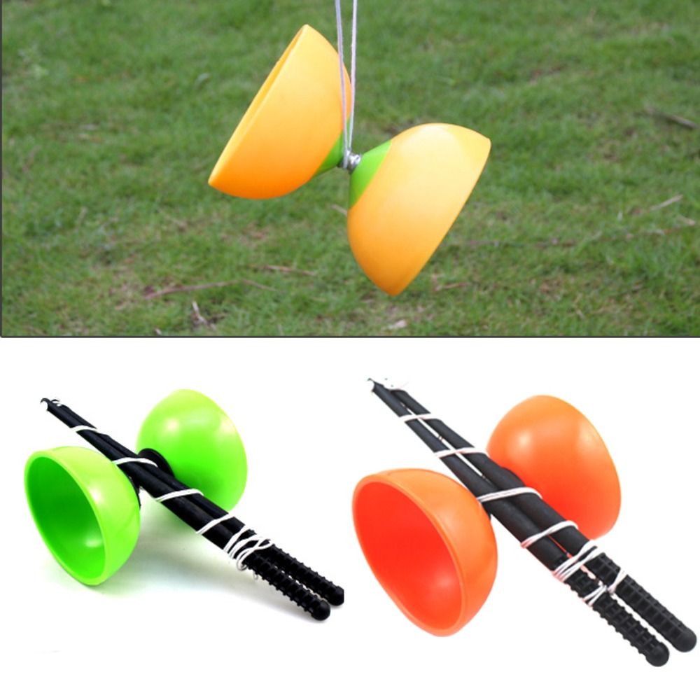 Equipamento De Treinamento Sensorial Chinês, Diabolo De Couro Macio, Espessado Chinês yo-yo Brinquedo, Forma De Tigela