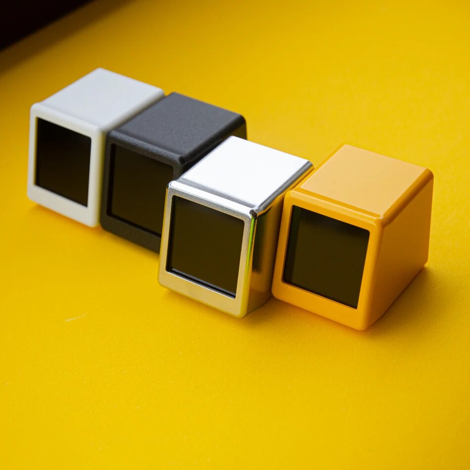 Super Cool Mini WiFi Desktop Weather Digital Clock Station with IPS LCD Screen Gadget for Decoration