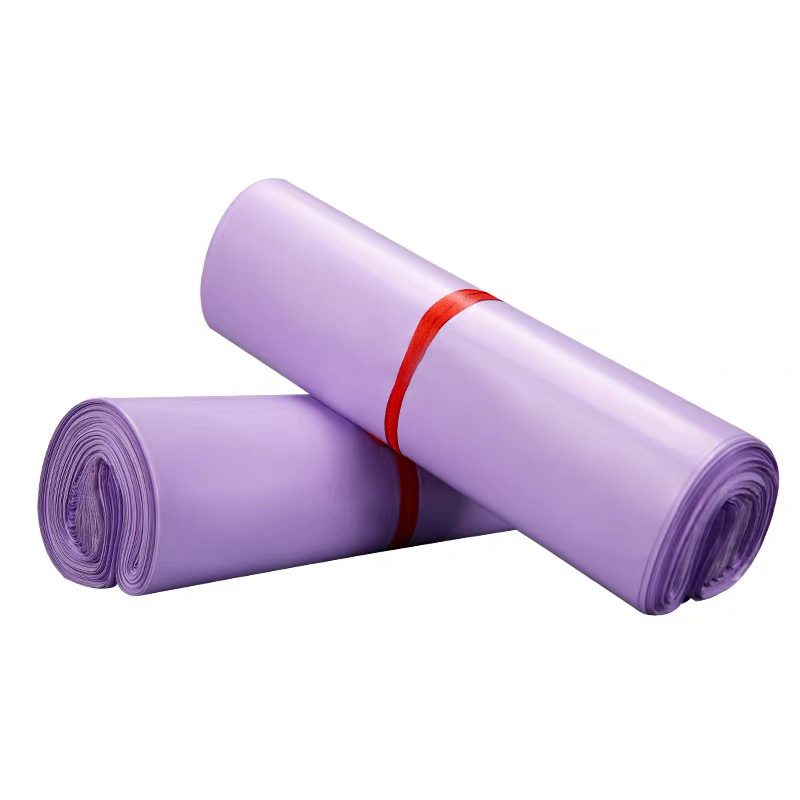 50/Chiếc Tím Chuyển Phát Nhanh Thư Đóng Gói Poly Bưu Phẩm Gói Nhựa Tự Dán Túi Đưa Thư Bao Chống Nước Vận Chuyển Túi
