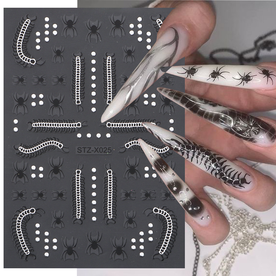 3d metal prata chama adesivos de unhas bronzeamento cromo listra linha sliders design manicure francês decoração da arte do prego decalques y2k
