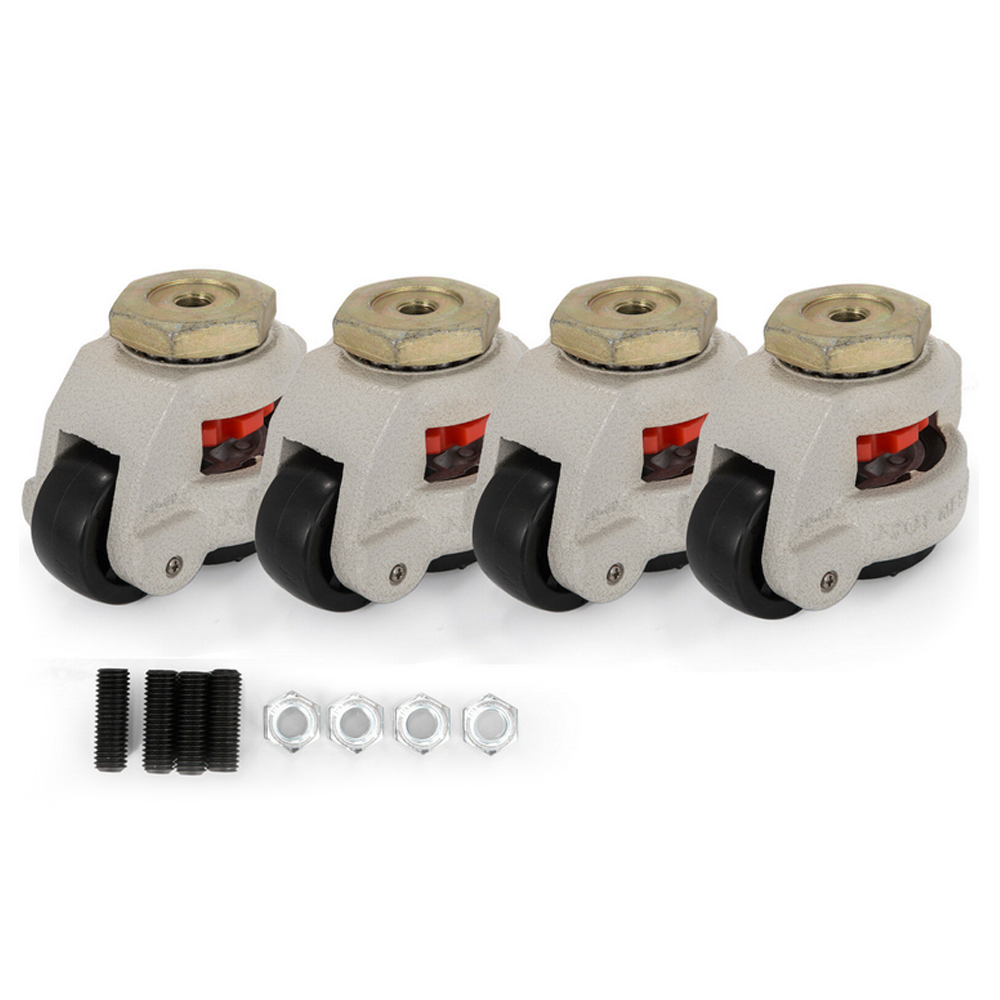 4pcs einziehbare Nivel lier maschine Rollen GD-60S Platte horizontale Rollen Rad