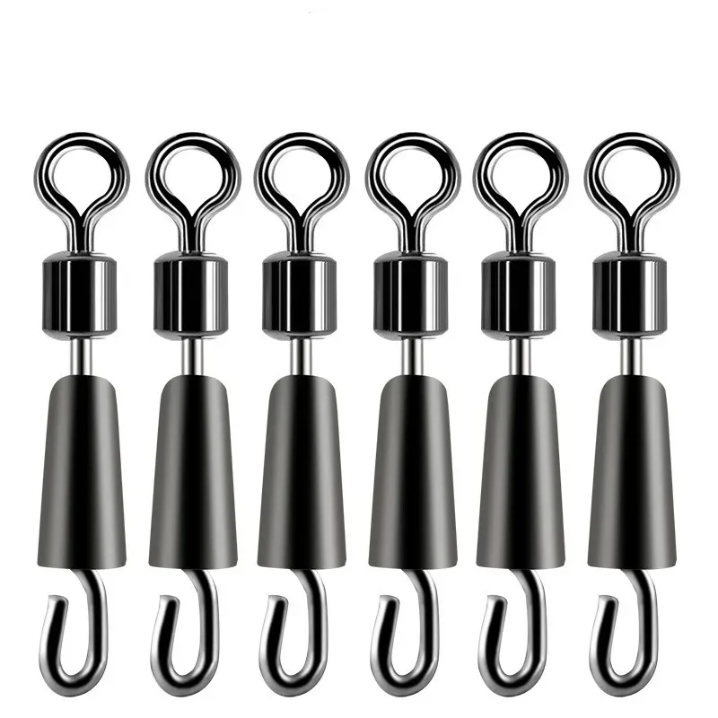 30/50PCS แบริ่งหมุนลูกปืนหมุนแหวนแข็งตกปลา Connector Ocean เรือ Quick Fast Link Connector