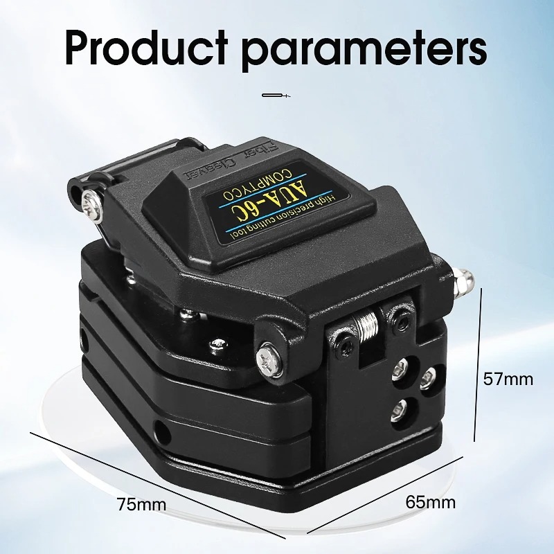 Cuchilla de corte de Cable de fibra de AUA-6C, herramientas de cuchillo de fibra óptica FTTT, cuchilla de alta precisión, hoja de 16 puntos