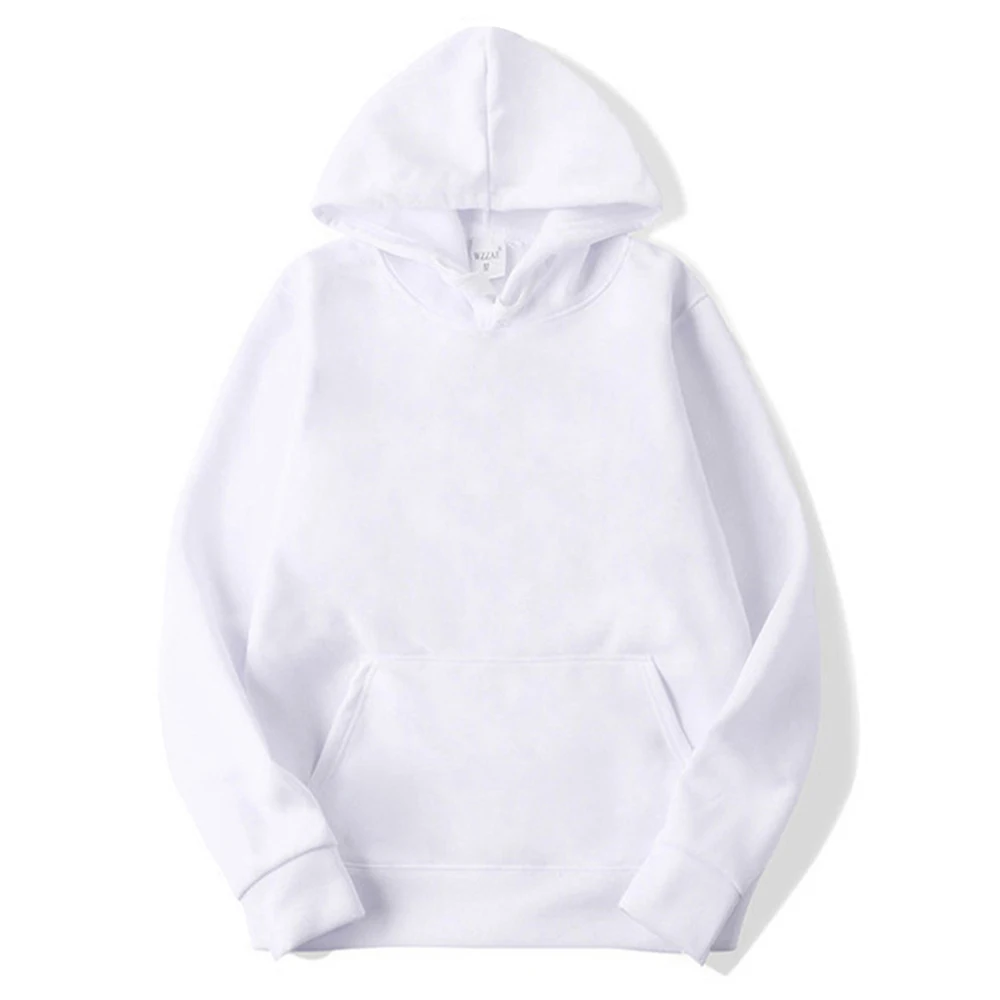 Jersey liso sudaderas con capucha De lana Unisex al por mayor Sudadera con capucha hombres barato sublimación Sudadera con capucha negra para hombres Sudaderas De Hombre