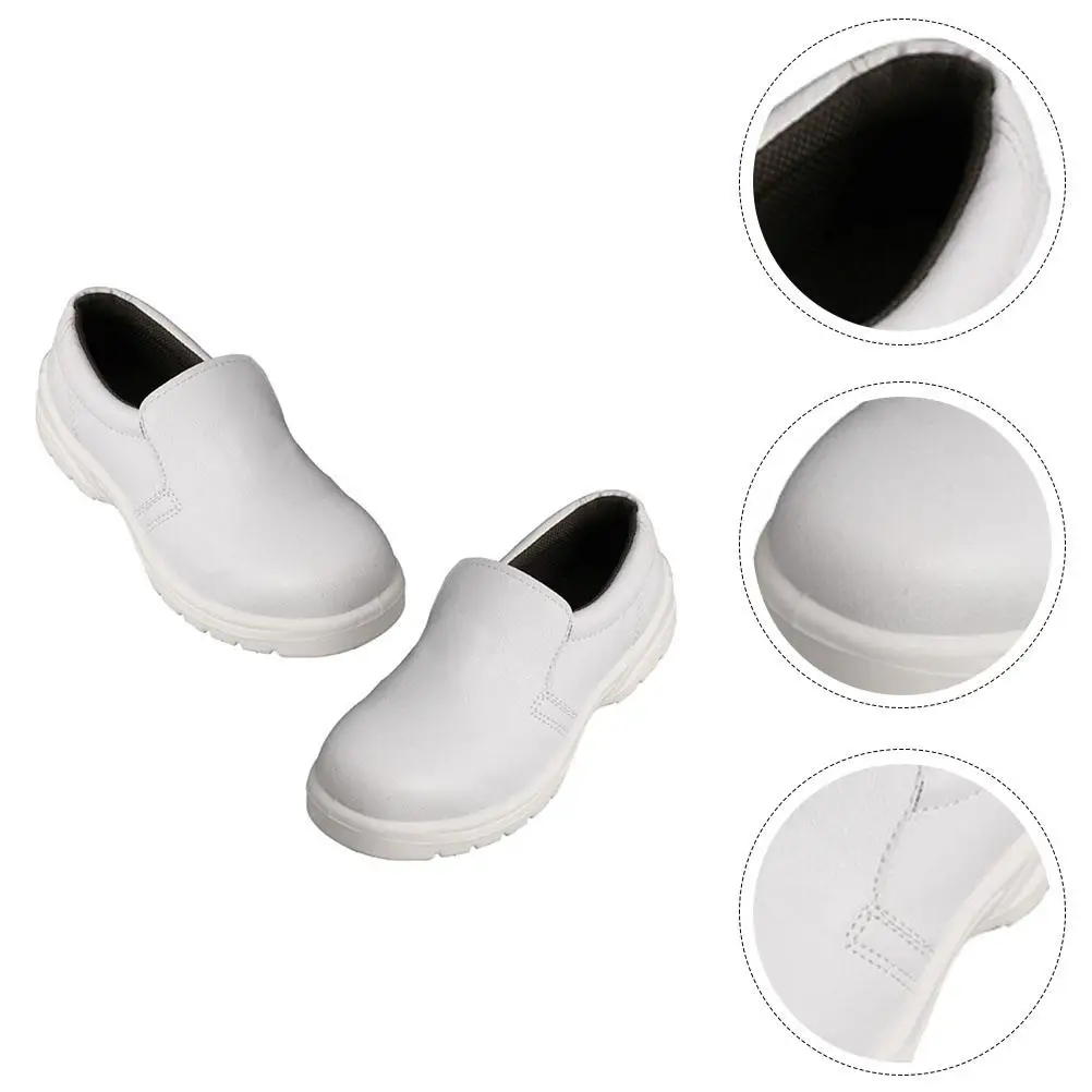 Dustproof Anti-static Safety Shoes White 38 Size Lightweight Breathable Workshop Shoes Honeycomb Net Durable Sneakers Fire