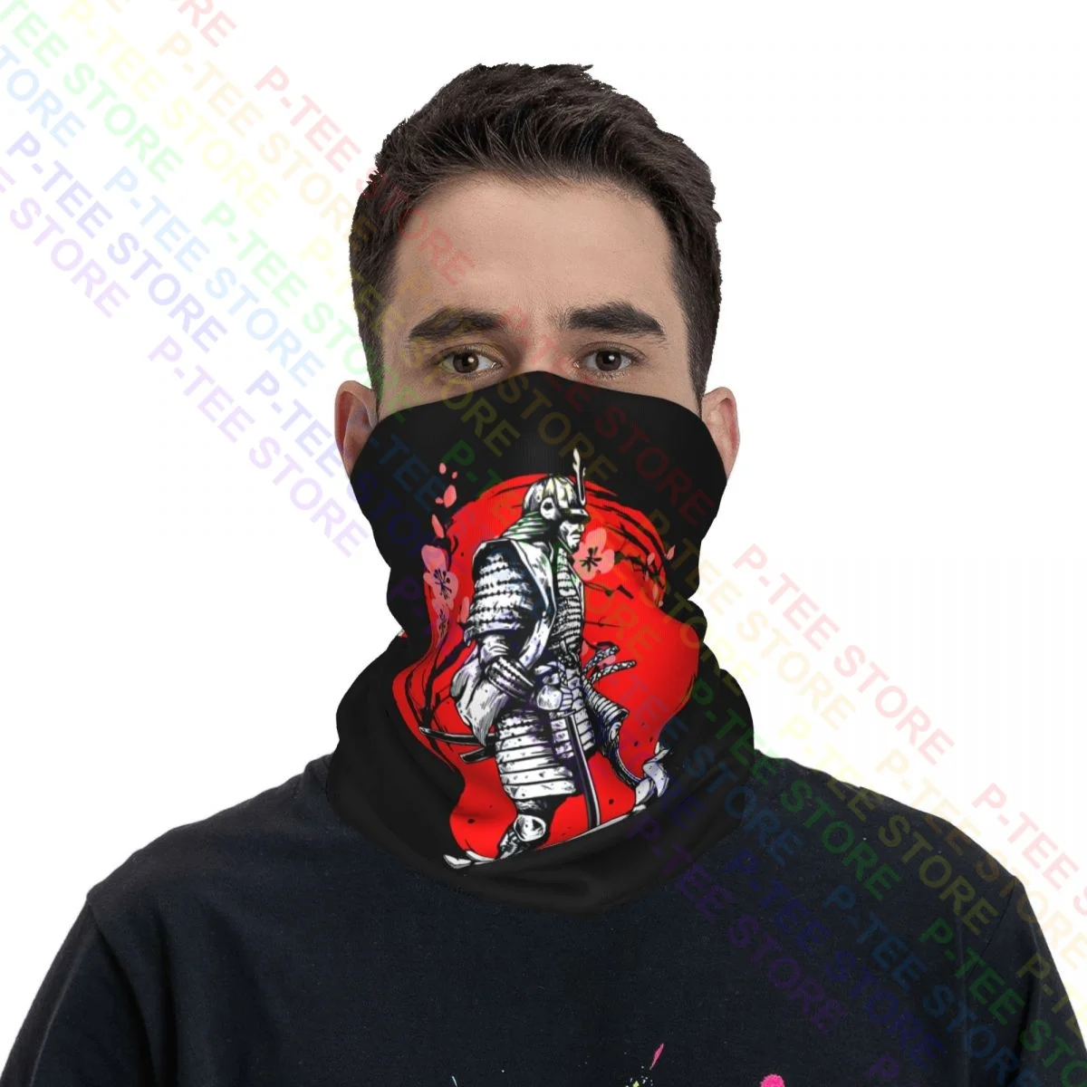 Japanische Samurai Kämpfer Ninja Sinobi Kampfkunst Krieger Hals Gamasche Bandana Schal Gesichts maske Ski