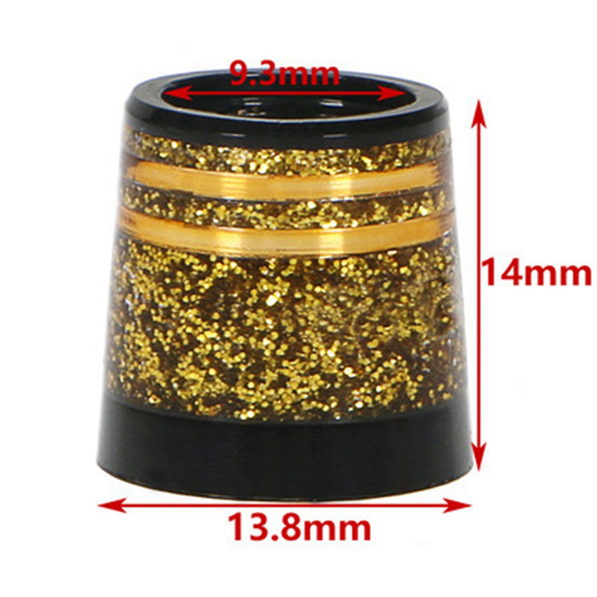 BAAU 30 個ゴルフフェルール先端サイズ 0.370 ゴルフスリーブフェルールゴルフアイアン用高品質クラブシャフトアクセサリーゴールド