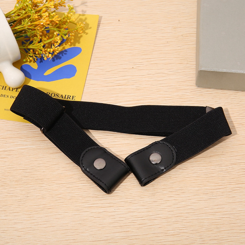 Cinturón sin hebilla para pantalones vaqueros, vestidos, cinturón elástico sin hebilla a la moda para mujeres/hombres, sin bulto, sin complicaciones