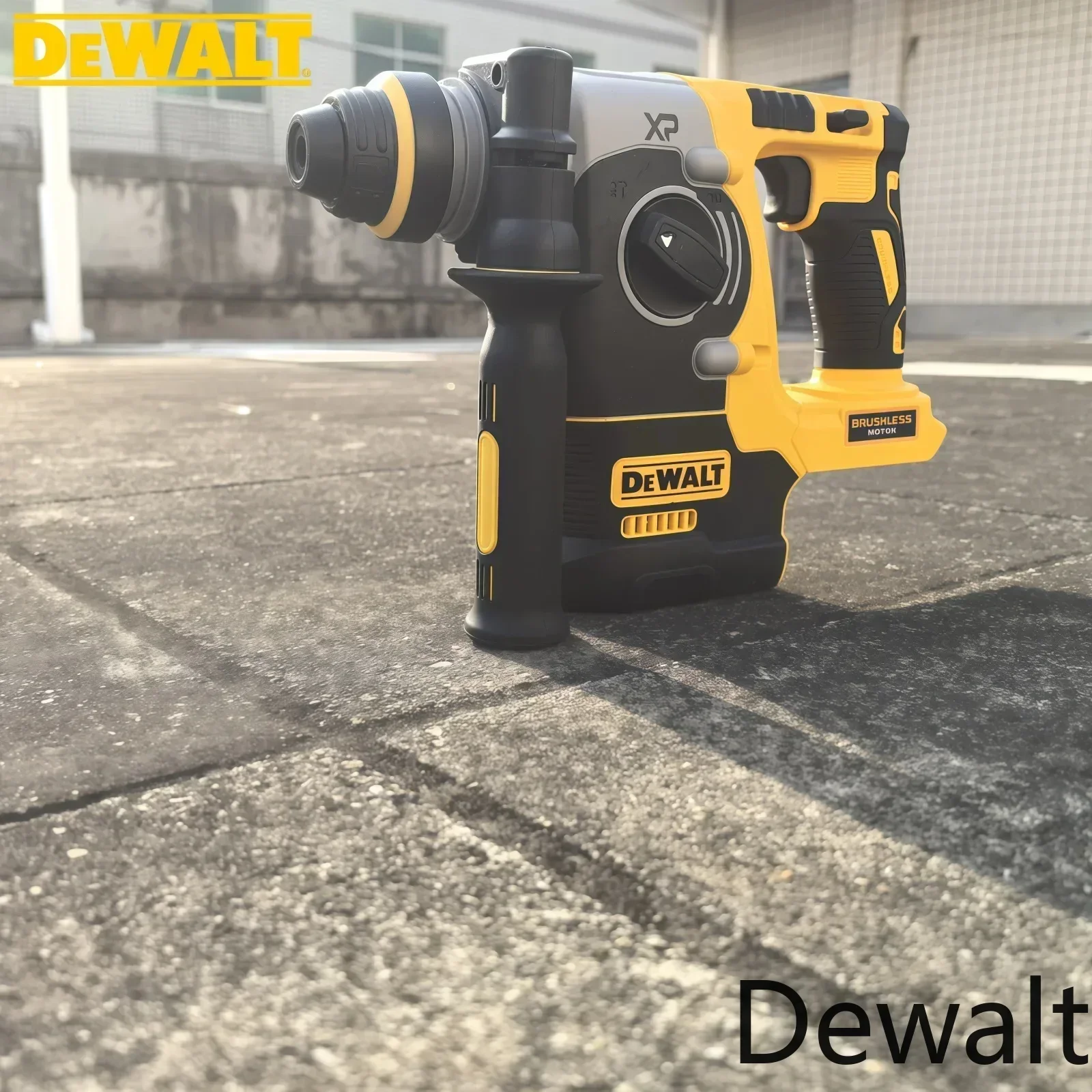 Dewalt-taladro rotativo recargable sin escobillas, inalámbrico, 2 modos, demolición con cable, astillado, rompedor de hormigón y Metal