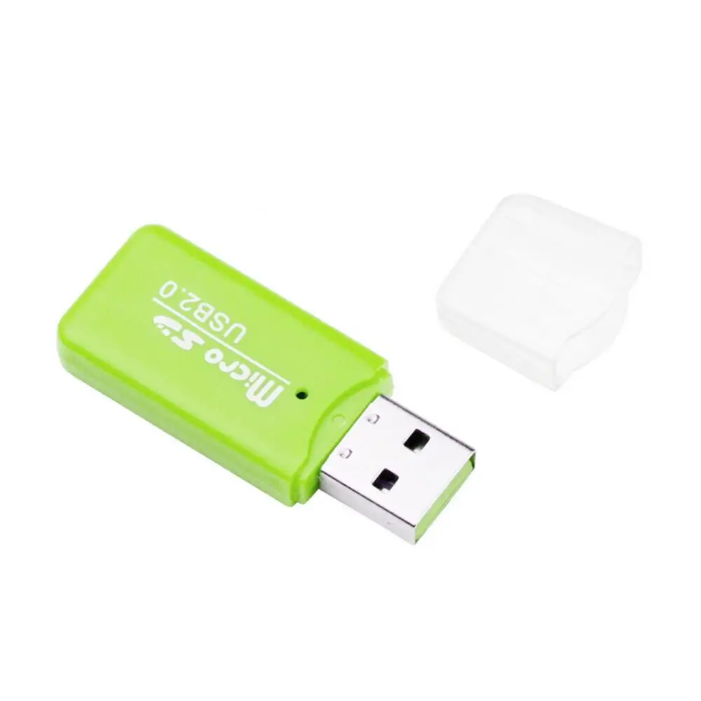 Universal Plastic Mini Portable Adapter USB 2 0 TF Flash Memory Card Reader High Speed for PC Laptop Computer Accessory