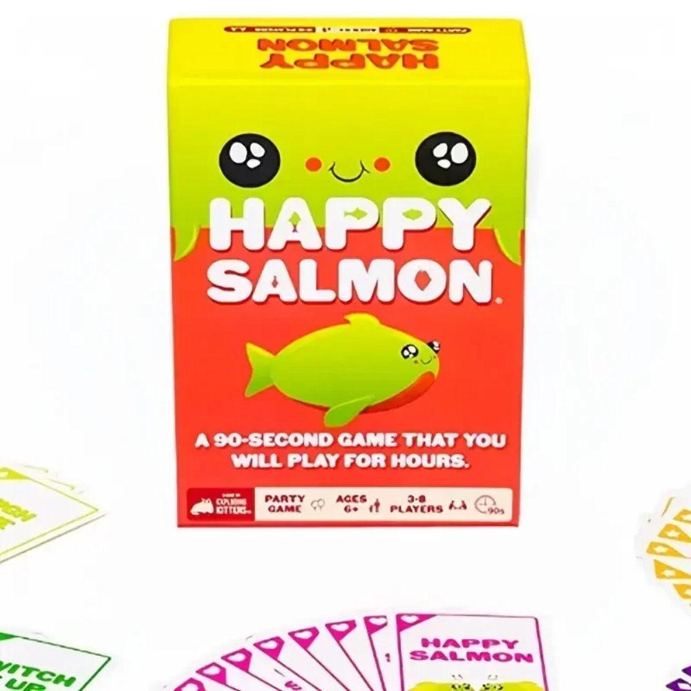 Board Game Happy Salmon Family Reunion Game Cards (English version)