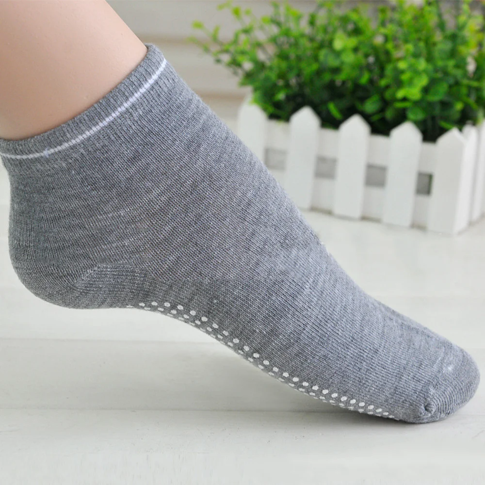 Frauen Anti-Slip Socke Trampolin Yoga Socke Baumwolle Atmungsaktive Kurze Socken Elastizität Sport Junge Mädchen Außerhalb Sport Socken EU33-39