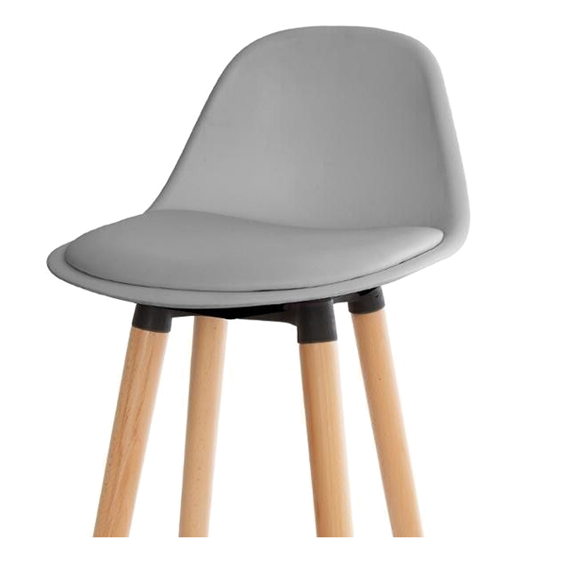 Juego de 2 taburetes de bar para cocina, salón, comedor, acolchados y cómodos con respaldo y F