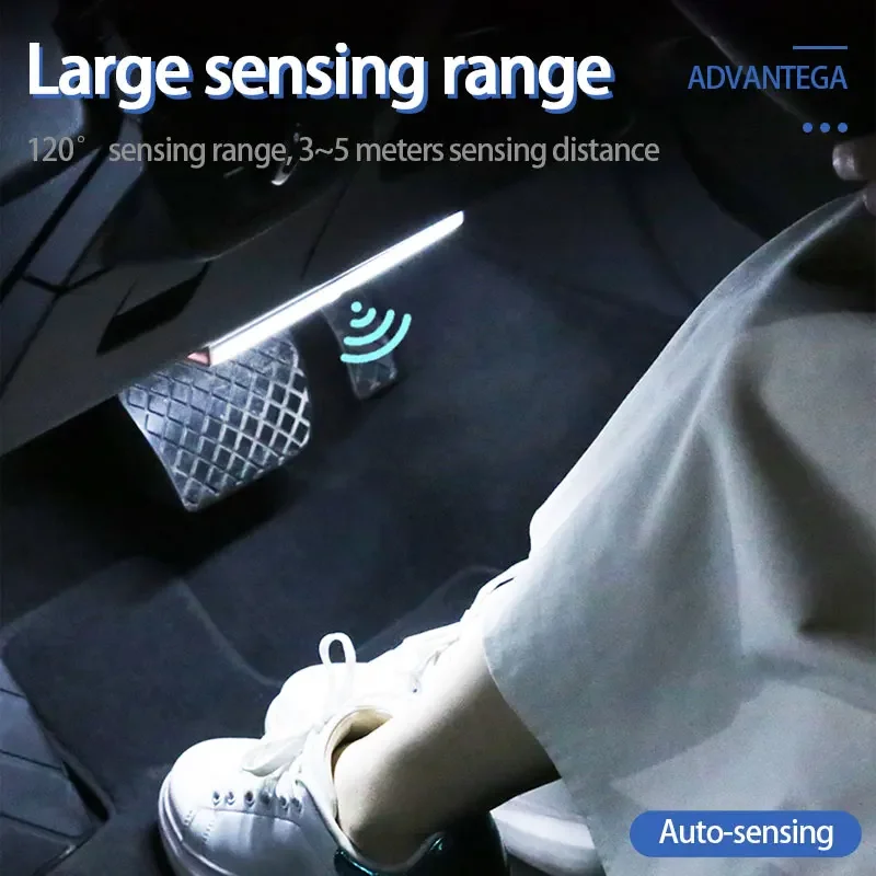 Auto LED-sensorlicht Magnetische houder Smart Auto Motion Inductie Kofferbak Boot Vloerkap Omgevingsverlichting USB Draadloos draagbaar