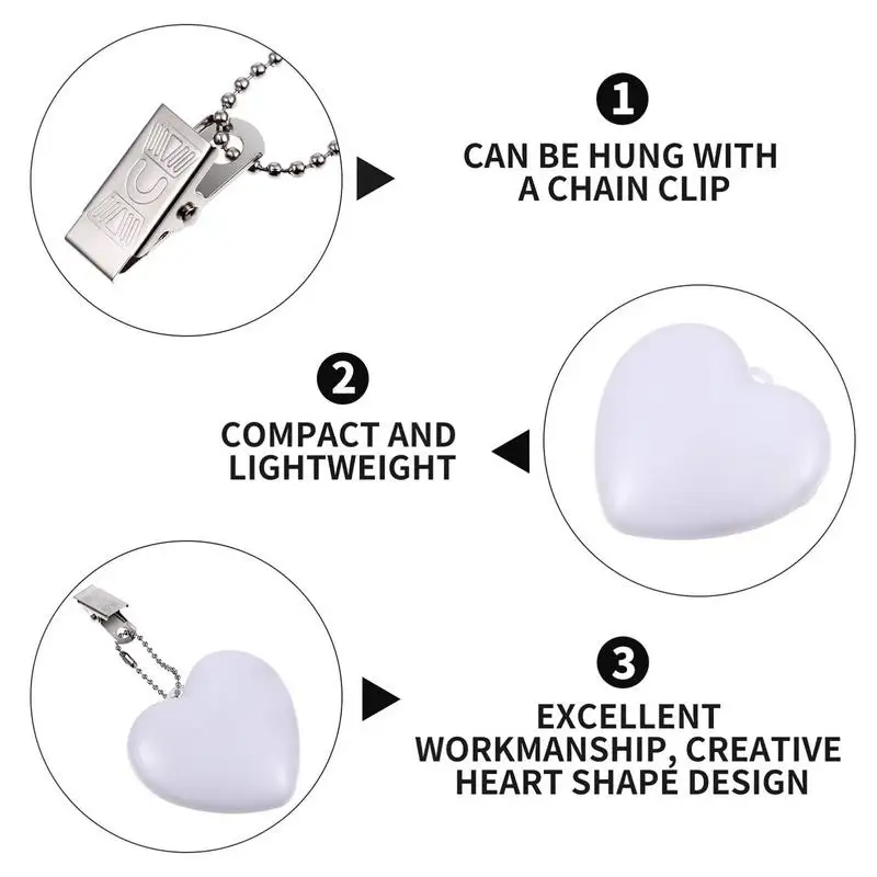 Luminous Pendant Keychain Touch Lamp Induction Lamp Heart Star Light Handheld LED Work Light, Portable Running Light For Runners