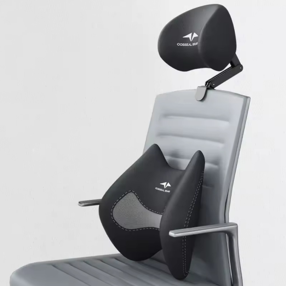 Cadeira encosto de cabeça universal esponja elástica cabeça travesseiro ergonômico suporte ajustável almofada confortável proteção do escritório encosto de cabeça