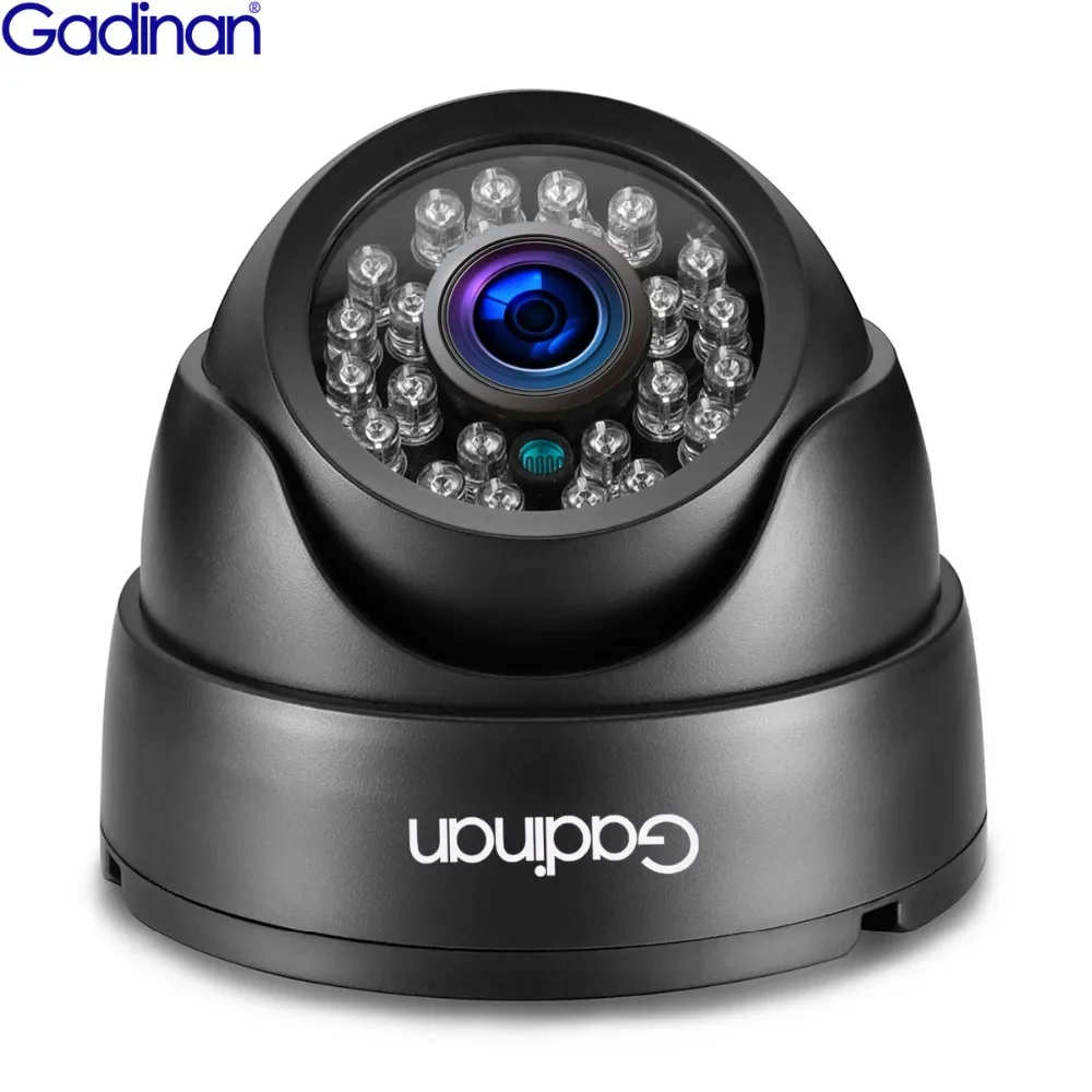Gadinan 8MP 3840X2160 5MP 4MP Аудио Проф Микро IP Купольная ИК Безопасность Видеонаблюдение POE для CCTV DVR