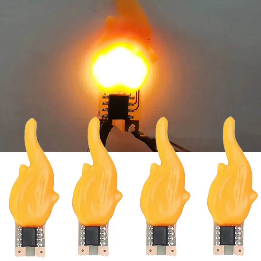 3V 5V Led COB Flash Candles Edison Flame Red Blue Green Warm White Diode Birthday Party Decoration Bulb Accessories Candle Light