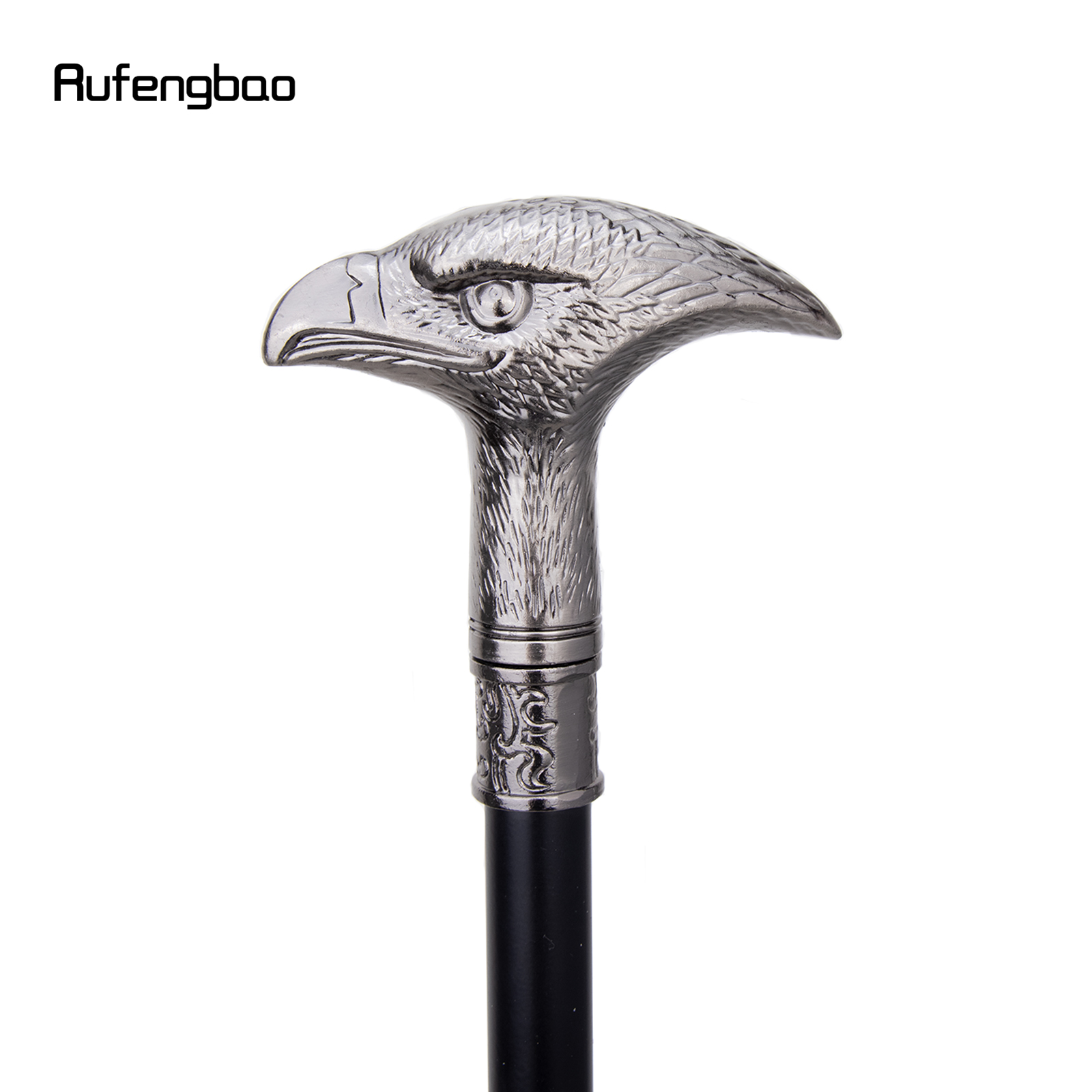 Cabeça de águia única articulação moda bengala decorativa vampiro cospaly festa bengala halloween crosier 93cm