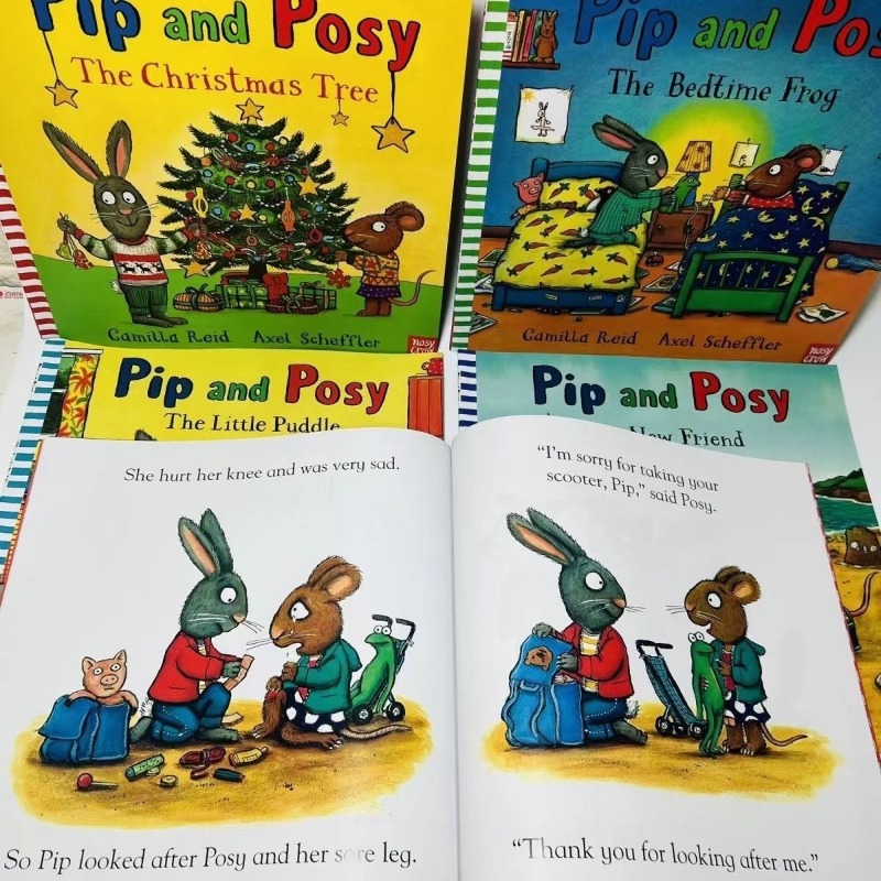 10 Bücher Pip and Posy Click auf die englische Version von, um kostenlose Audiounterstützung für „Little Da Ren Little Tadpole“-Buch zu bieten