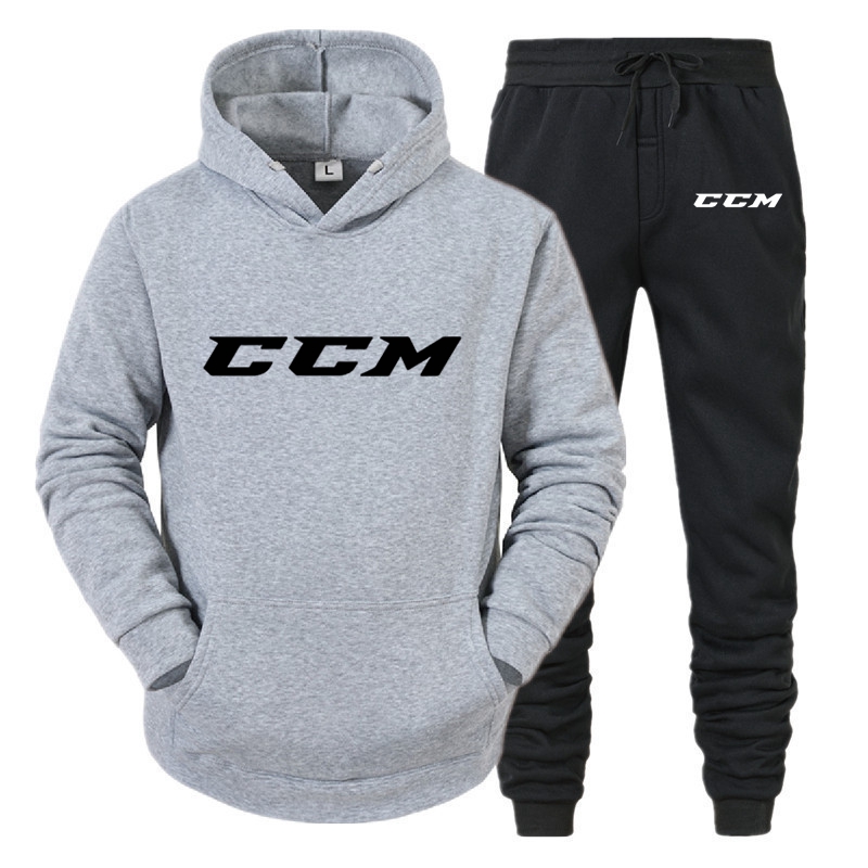 2023 marke Neue Herrenmode Casual Herbst Set Sportswear Zwei Stück Hoodie Pullover Sportswear Jogging Set CCM Set