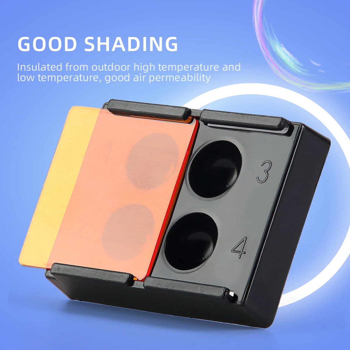 AZDENT 4 หลุม/8 หลุมทันตกรรมวีเนียร์กล่องเก็บฟัน Patch แรเงา Light Storage Case ฟันปลอม Retainer กล่องกราม