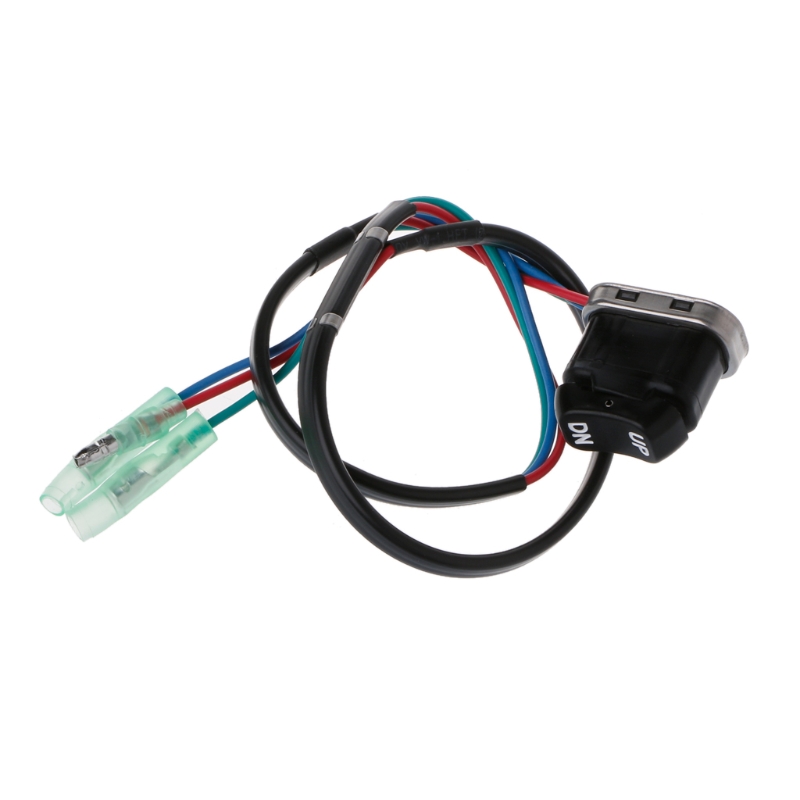 Interruptor de inclinación embellecedor para yamaha, montaje de botón para fueraborda, mando a distancia, interruptor de motocicleta, motores de barco, fueraborda