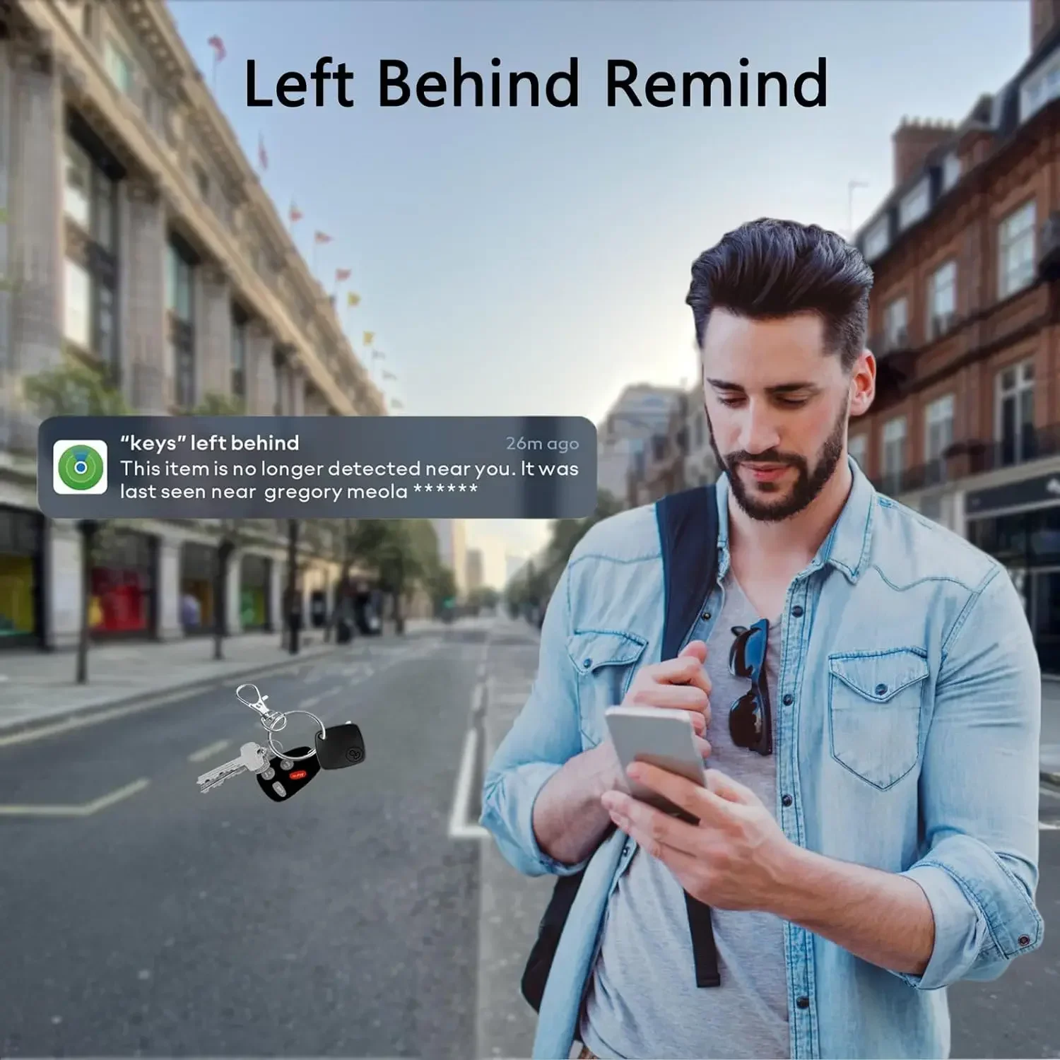 Mini Smart GPS Tracker Tracking Device Vind mijn Locator Anti Verloren voor iPhone IOS Sleutel Portemonnee Huisdier Bagage Auto MIF Bluetooth Finder