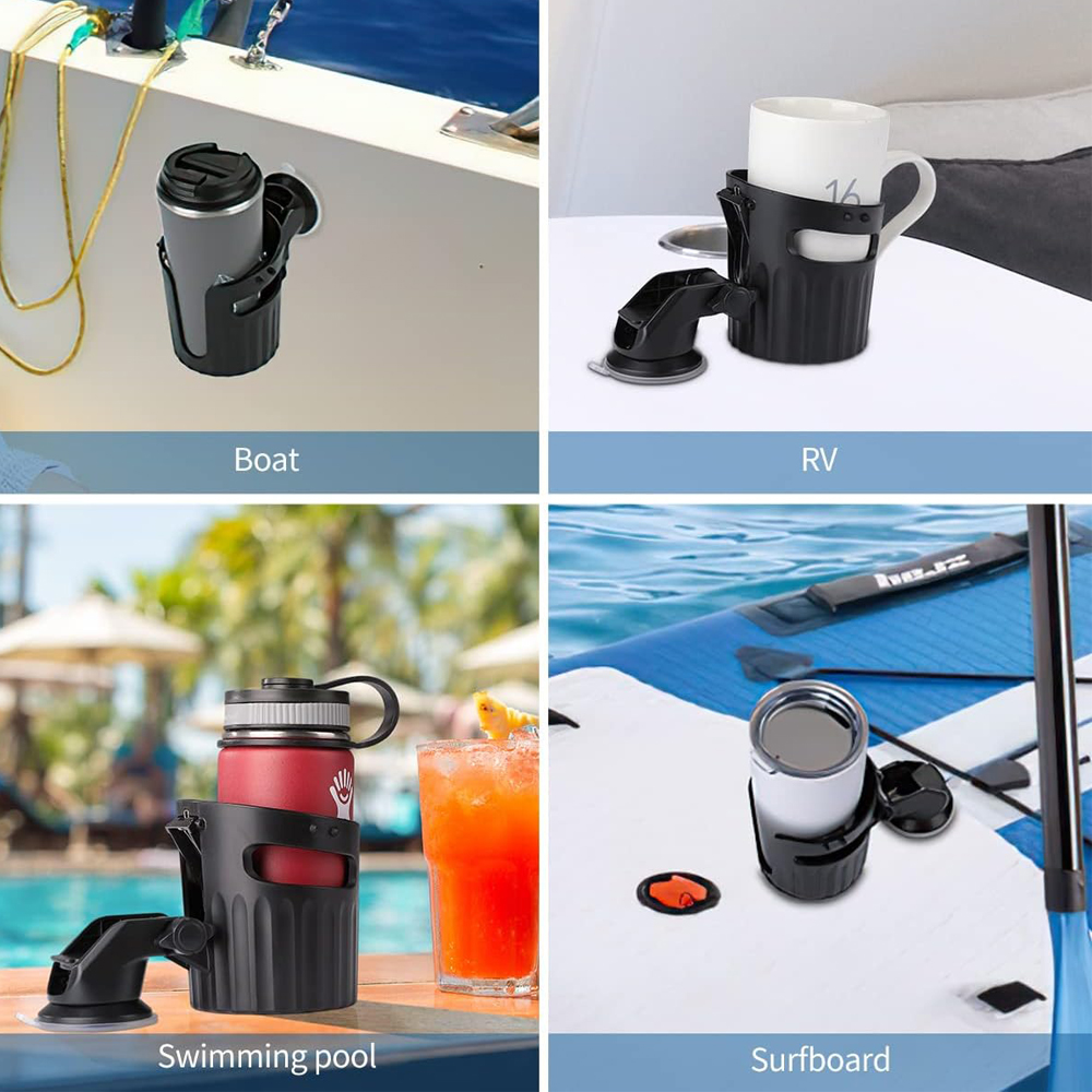 Bolsa con portavasos para botella de agua, bolsa de aislamiento de succión, accesorios de barco, bolsas de botella de agua marina, impermeable, Universal