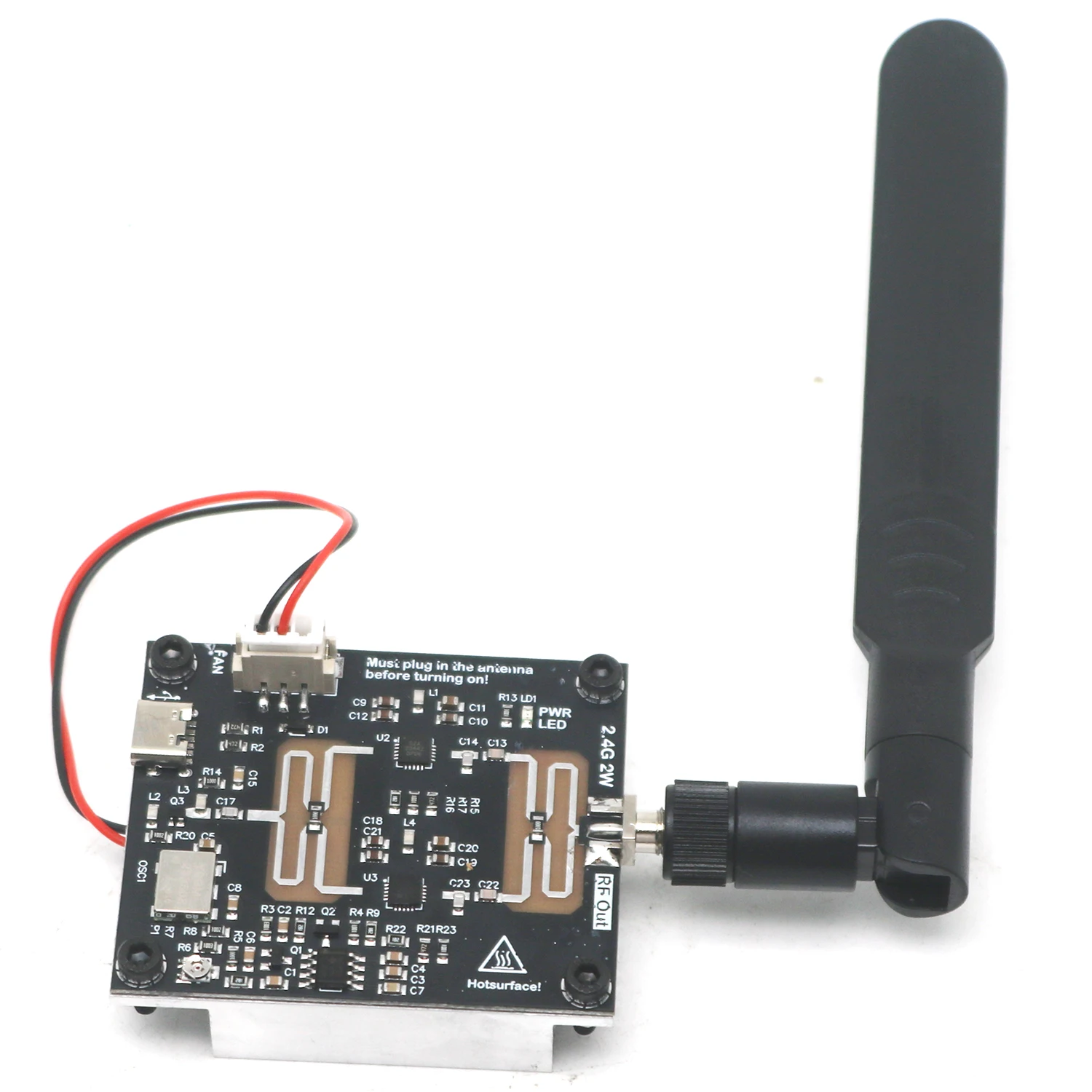 2.4Ghz 2W WiFi Bluetooth Sweep Signal Source VCO RF Generator RF Power Amplifier For 2.4G BT Headset Music Speaker Wifi Camera