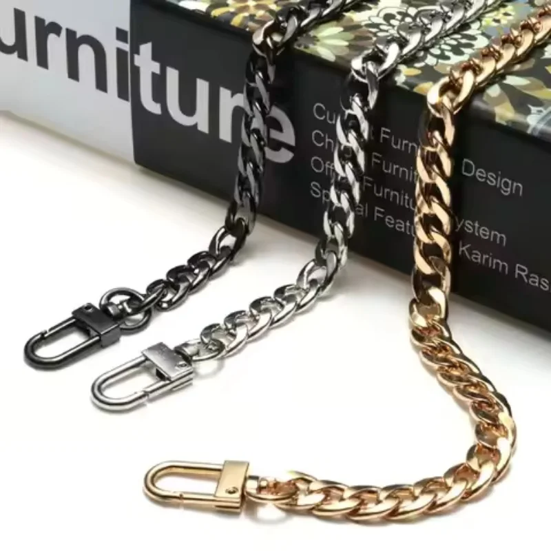 Accessori per catene in metallo Borsa da polso portatile a tracolla Tracolla a catena Accessori per bagagli di ricambio Decorazione versatile