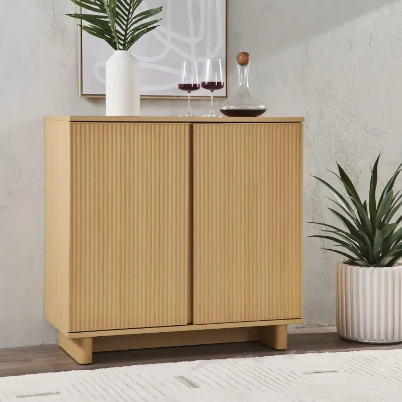 Lillian Fluted Bar Cabinet,